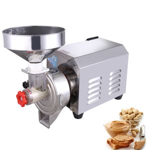 Stainless Steel Peanut Butter Maker Sesame Nut Almond Butter Grinder Beans Jam Paste Grinding Machine