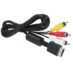 Cavo AV audio video multicomponente da 1,8 m a 3 cavi RCA per console di giochi Sony PlayStation PS2 PS3