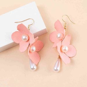 Tiktok red European and American Charm Dangle personalized hollow out female Earrings Fashion high-grade elegant temperament geometric Earrings HM9R