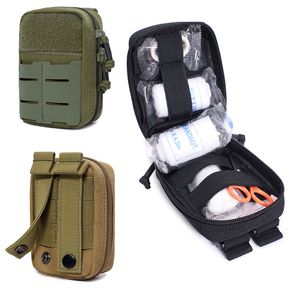 Borsa tattica per sport all'aria aperta Zaino Gilet Porta accessori Confezione Kit Molle Custodia medica NO11-776