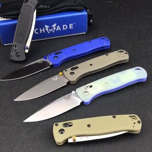 BENCHMADE BM 535 535S Bugout AXIS Folding Knife 3.24 "S30V Satin Plain Blade Polymer Handle Camping
