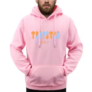 الربيع والخريف العلامة التجارية الجديدة Trapstar Pullover Mens Hoodie Cotton Solid Color Outdoor Disual Wear Jogger Gym Order