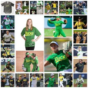 Benutzerdefinierte Oregon Ducks UO College genähtes College-Softball-Baseball-Trikot 24 HANNA DELGADO 38 PAIGE SINICKI 44 TEHYA BIRD 51 ALLEE BUNKER 99 VALLERY WONG 4 ABBY MULVEY