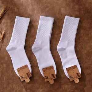 Erkek Çoraplar Erkekler Pamuk Düz Renk Harajuku Yüksek Tüp İş Erkekleri Standart 1 Çifti Beyaz Siyah Damla Gemi Hediyeleri İnsan Sokmanları için