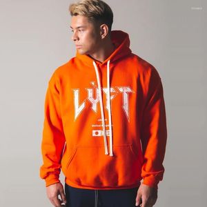 Herren Hoodies Sweatshirts Männliche Marke Fashion Orange Sportswear Sweatshirt Herrenstrecke Outdoor Fitness Hersteller Herumn FashionMen Trix22