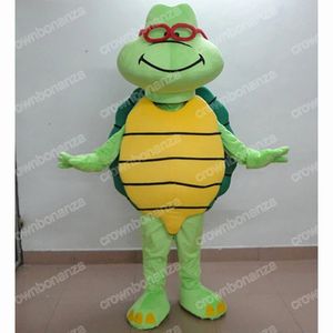 trajes de mascote de tartaruga de halloween traje de caráter de alta qualidade traje de caráter de natal roupa ao ar livre