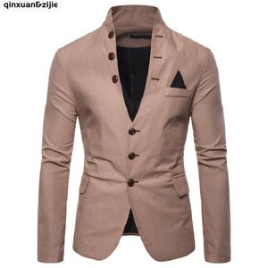 Giacca da uomo Cappotto Slim Luxury Smart Bianco Casual Blazer da lavoro Giacche da uomo M-2XL Matrimonio africano Moda autunnale 220514