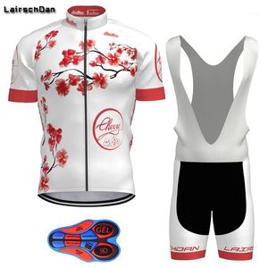 2022 Körsbärsblommar Cykling Kläder Män Kvinnor Jersey Cykelskjorta MTB Bike Dress Cycle Cyclist Outfit