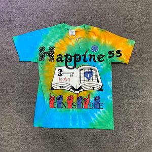 Asap Rocky Testing Injured Generation Tie Dye T-shirt da uomo T-shirt grafiche Tshirt da donna Taglie forti Top Uomo Design Vintage T-shirt oversize