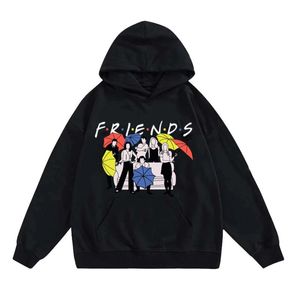 Männer Hoodies Sweatshirts Freunde Tv Show Lustige Cartoon 320g Schwere Stoff Baumwolle Herren Hoody Harajuku Pullover Streetwear Kleidung maleMen'