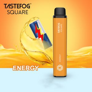 JC Tastefog Square 충전식 3500puffs 에너지 맛 포드 vape 키트 전자 담배 도매