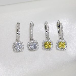 Stud Star Earrings Temperament Square Diamond Luxury Sterling Inlay Technology Imported From GermanyStud StudStud Effi22