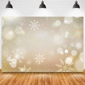 Decorazione per feste Inverno Fiocco di neve Pografia Sfondo Natale Neve Bokeh Sfondo per bambini Po Poster Studio PuntelliDecorazione per festeFesta