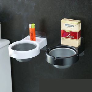 Portable Ashtray Wall Stainless Steel Pocket Smoke Holders Storage Cup For Toilet Home Office Cigarette Tools Case For Smoker