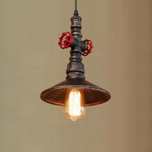 Pendant Lamps Loft Vintage Retro Water Pipe Chandelier Iron Bar Restaurant Industry Wind Cafe Aisle Stair LampPendant