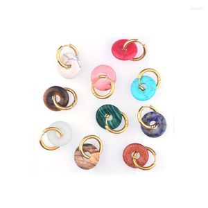 Hoop & Huggie Puka Shell Bohemian Boho Malachite Store Earrings Beads Mismatched Jade Women Jewelry 2022Hoop Dale22