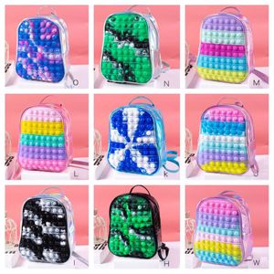 Brinquedo de descompressão Bolsa de bolsa de mochila grande fidget para crianças Alivia o estresse material da escola ótima festa de aniversário Favor Gifts For Girls