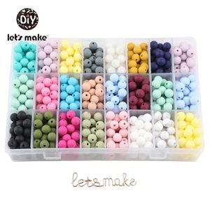 9mm 50pc Silicone Beads Round Baby Teether Ecofriendly BPA Free Baby Teething Pacifier Chain Bead silicone rodents Lets Make 220602