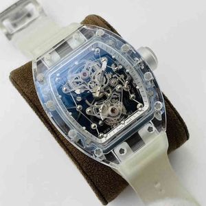 Luxury Mens Mechanical Watch Richa Milles Mens RM056 är gjord av luftfart och väger 0,3 mindre än vanligt titanfall SIWSS -rörelse