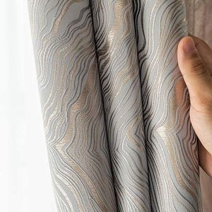 Gardin draperar gyllene strip linne texturerade gardiner för vardagsrum sovrum guld vågig fönsterbehandling integritet linbalkong