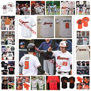 NCAA Custom Oregon State Beavers Stitched Baseball Jersey 4 Steven Kwan 8 Michael Conforto 9 Andy Armstrong Adley Rutschman Jacoby Ellsbury Zack Zalesky OSU Jerseys