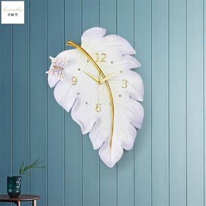 Nordic Large Wall Clock 3d Creative Clocks Wall Home Decor Living Room Modern Bedroom Silent Home Relogio Wall Decoration FZ267 201202