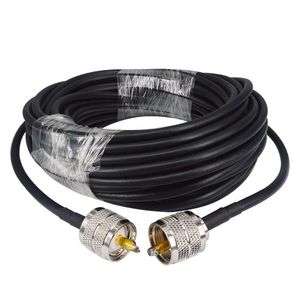 Andra belysningstillbehör Coaxial Cable UHF Male to Connector PL259 RG58 Pigtail 50cm 2m 5m 10Mother