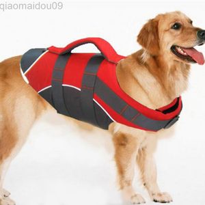 Summer Dog Lifeet Solid Color Lätt andas Bulldog Dog Life Vest Et Safety Swimming Supply Supplies L220810