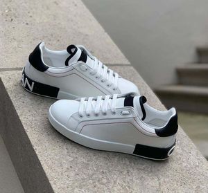 22S Mens Casual Shoes Sneakers White NAPA leather PORTOFINOS Comfort Outdoor Trainers Low tops Men's Casual Walking EU38-46 BOX