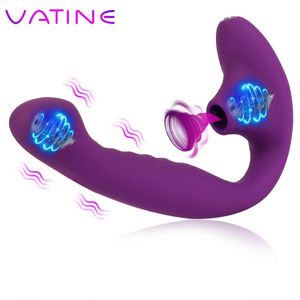 Vatine Oral Sexy Dildo Vibrators Clitoris Stimulation Vagina Sucking Female Masturbation Toys For Woman