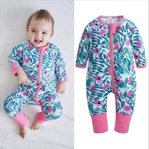 Baby romper Girl and boy long sleeve print autumn set of clothes for newborns Jumpsuits and Rompers