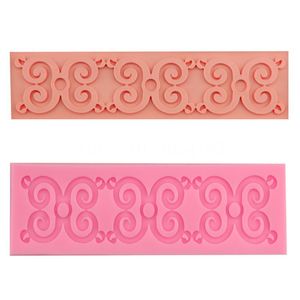 Moldes de cozimento artesanato figura Totem Lace Silicone Soap 3D Bolo Cupcake Jelly Candy Chocolate Decoration Tool FQ1940 Baking