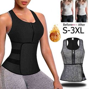 Wholesale tummy control vest tops resale online - Sauna Sweat Vest for Women Waist Trainer Corset Slimming Shirt Workout Tank Top Neoprene Body Shaper Tummy Control Shapewear