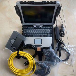 Neu für den BMW-Diagnosetool-Scanner ICOM A2 B C mit Expertenmodus, 1 TB Festplatte, installiertem CF-19 i5CPU 4G-Laptop-Touchscreen