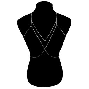 Fashion Trend Body Chain Simple Bar Drop Necklace Lariat Waist Belly Chain Jewelry Sexy Beach Bikini Chains