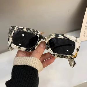 2022 New trend high appearance level women sunglasses retro versatile glasses street photography uv protection network red sunglasses