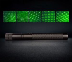 Laser Flashlights 10Mile Military Green Laser Pointer Pen Astronomy 532nm Powerful Cat Toy Adjustable Focus + 18650 Battery+Charger