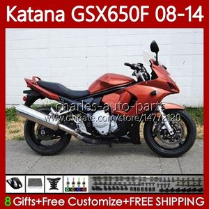 Feedings for Suzuki Katana Dark Orange GSX-650F GSXF650 GSXF-650 GSX650F 2009 2010 2010 2012 2012 2014 2014 Bodywork 120NO.68 GSX 650F GSXF 650 08 09 10 11 12 13 14 Corpo