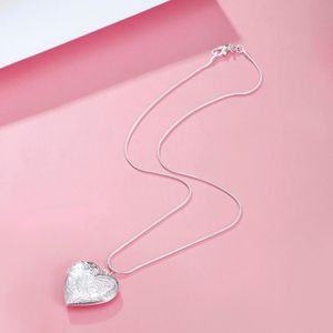 Łańcuchy Suprebr Charm He Heart po ramie Naszyjniki dla kobiet projektant mody imprezowy ślub zaręczynowy biżuteria