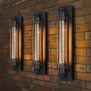 Industrial Vintage Wall Lamp Iron Loft Lamps Bedroom Corridor Restaurant Pub Bedroom