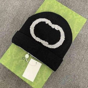 Double g Letter Wool Hat Children's Autumn and Winter Cold Hat Leisure Foreign Style Men's Warm Knitted Hat Tide