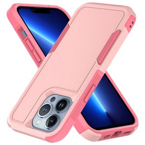 Soft TPU PC 2 em 1 Capas de telefone à prova de choque híbrida tampa para Apple iPhone SE 2022 13 Pro Max 12 11 XR XS 7 8 Plus