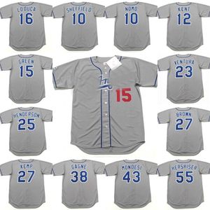 NA85 Vintage La Jerseys 55 Orel Hershiser 34 Fernando Valenzuela 32 Сэнди Куфакс 6 Стив Гарви 23 Кирк Гибсон 16 Хидео Номо 10 Цей Белый серый