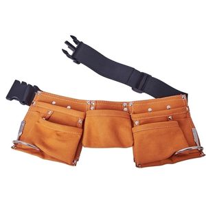 Tool Bag Belt Screwdriver Children Real Leather Work Garden Repair Waist Y200324