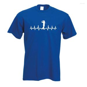 Camisetas masculinas Hip Hop Novelty Brand Men s Relling It It In My Heartbeat Golfer Golfing Shirt Behin Beat Tshirt Free UK PP M