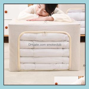 Abbigliamento Guardaroba per riporre l'organizzazione della casa Housekee Garden Clothes Box Contenitori impilabili Organizzatore pieghevole Struttura in metallo per biancheria da letto Contenitori