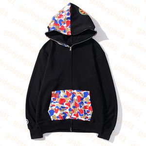 Moletons masculinos Moletons Homens Hoodies Designer Hoodie Luminoso Mulheres Moletons Letras Camo Tubarão Com Capuz Oversized A1