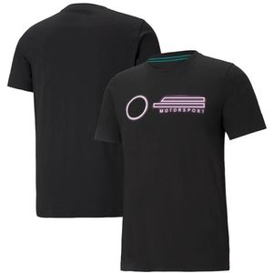 2022 Новая футболка команды F1, костюм-поло с лацканами, футболка с короткими рукавами Формулы-1, выполненная в одном стиле для фанатов