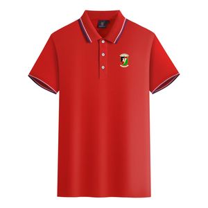 Glentoran F.C. Erkekler ve Kadınlar Polos Mermerleştirilmiş Pamuk Kısa Kollu Yaku Nefes Alabaç Spor T-Shirt Logosu Özelleştirilebilir