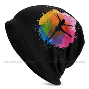 Berets Figure Skater Skating Dancing Skate Diy Pullover Cap Knit Hat Plus Size Keep Warm Elastic Soft